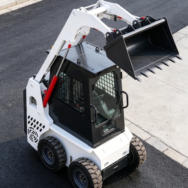 Farming Agriculture - Özelleştirilmiş Kompakt Binilebilir Skid Steer Yükleyici,