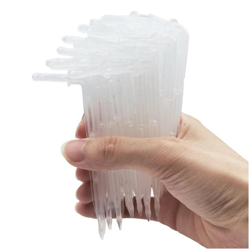 Irrigation Drip Tape - 100 adet Şeffaf Bükülebilir Ok 1/4''