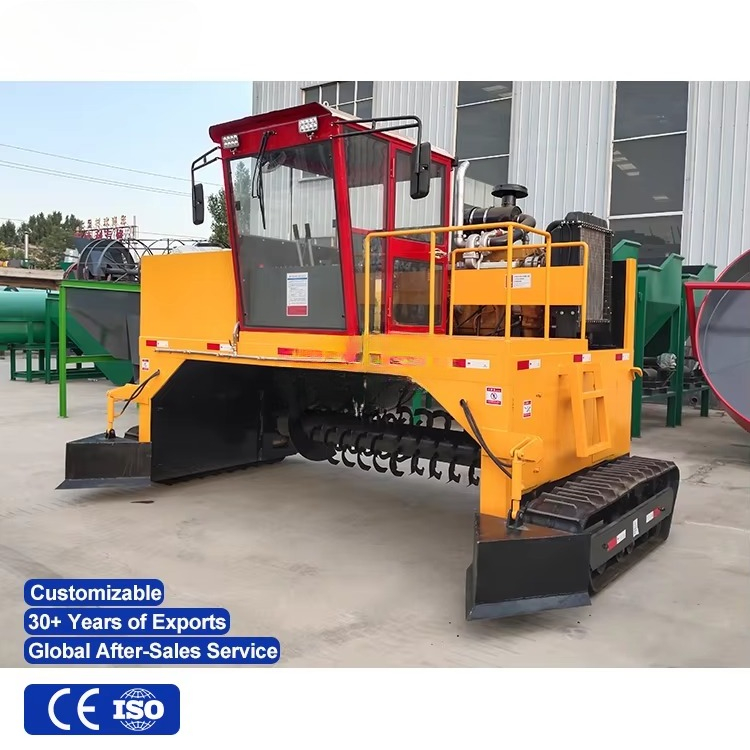 Otomatik Kompost Gübre Yapma M - Compost Turner Machine incelemesi ve fiyatı