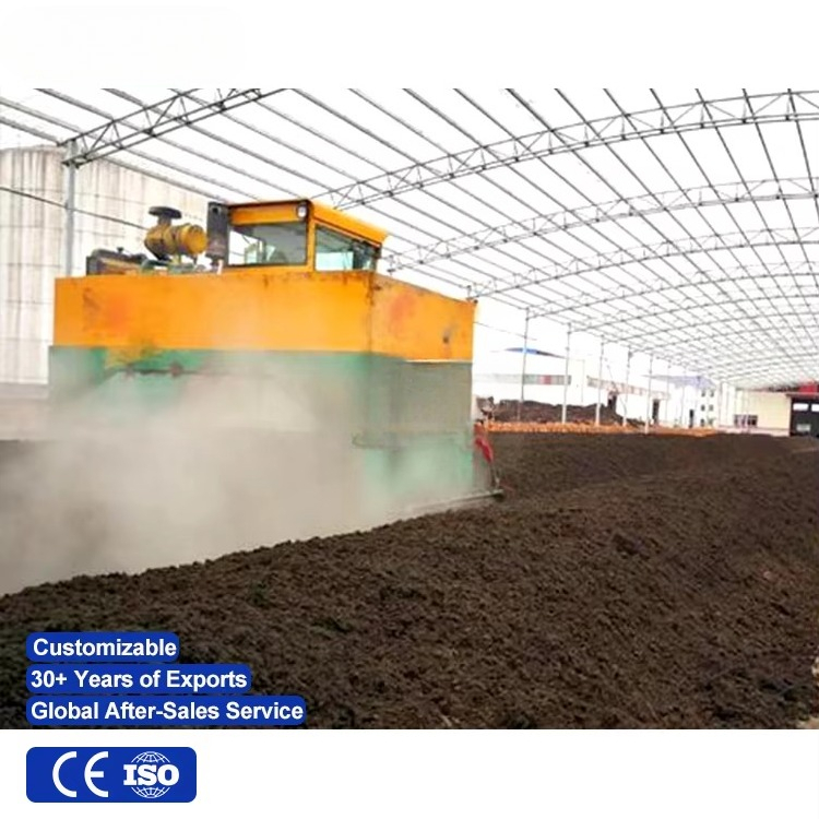 Otomatik Kompost Gübre Yapma M - Compost Turner Machine incelemesi ve fiyatı