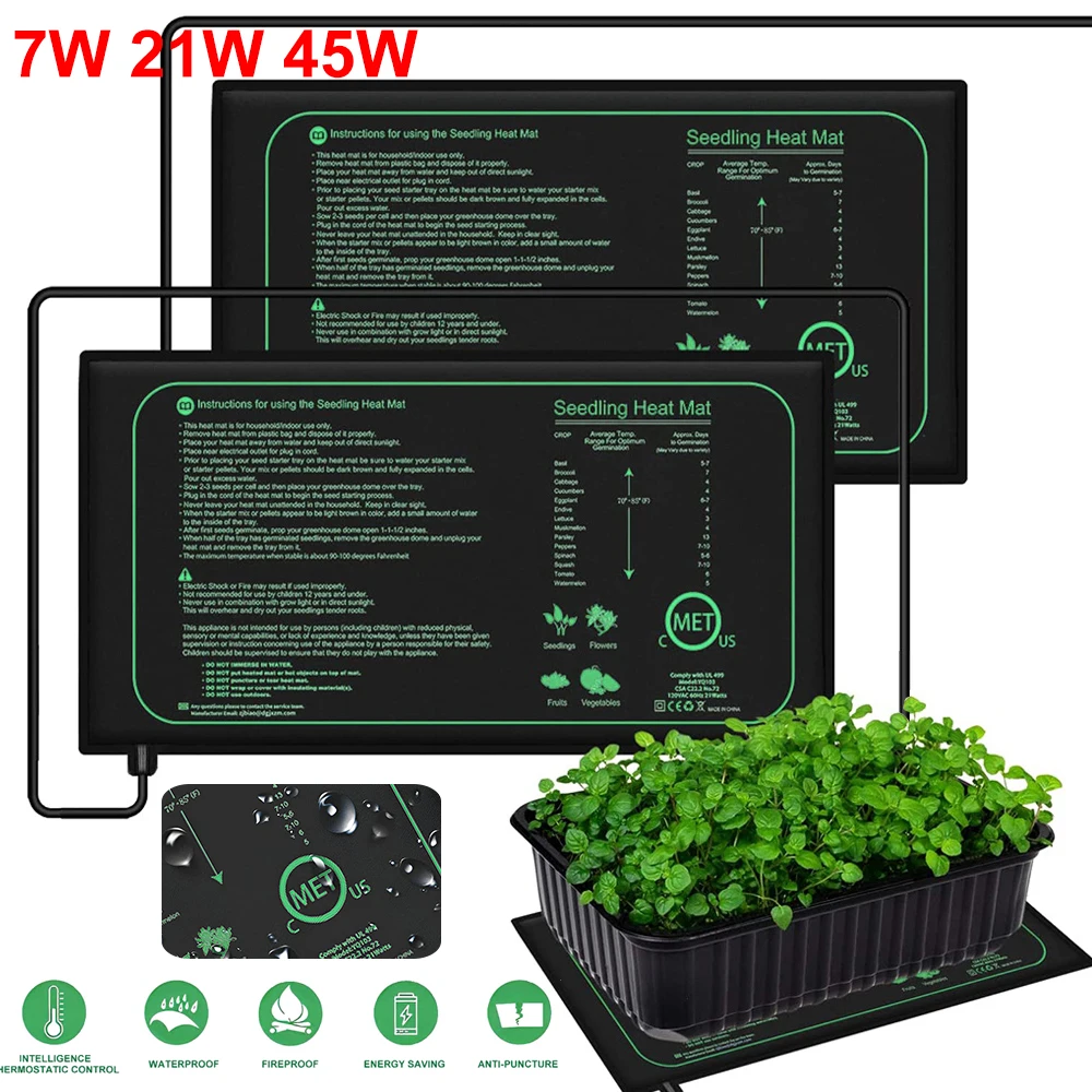 10/25/50CM Fide Isıtma Matı İç - Seedling Heat Mat incelemesi ve fiyatı