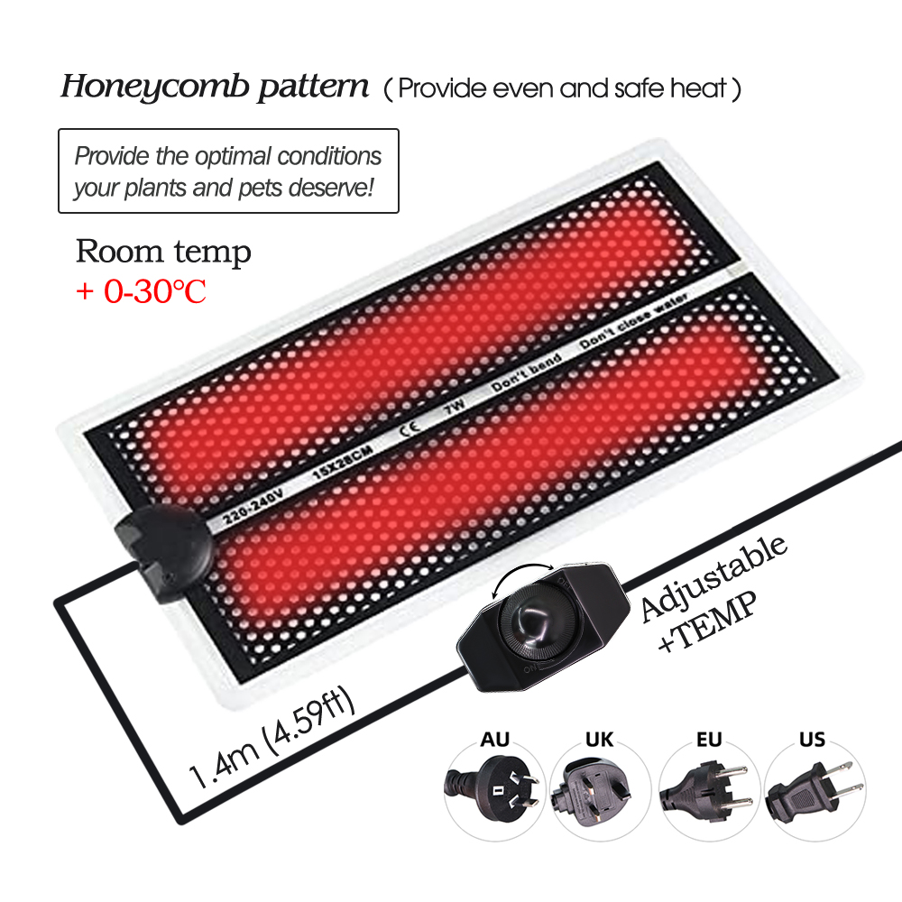 Kaplumbağa yılanlar kertenkele - Seedling Heat Mat incelemesi ve fiyatı